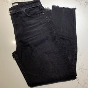 Reformation cropped cigarette Jean Euphrates wash